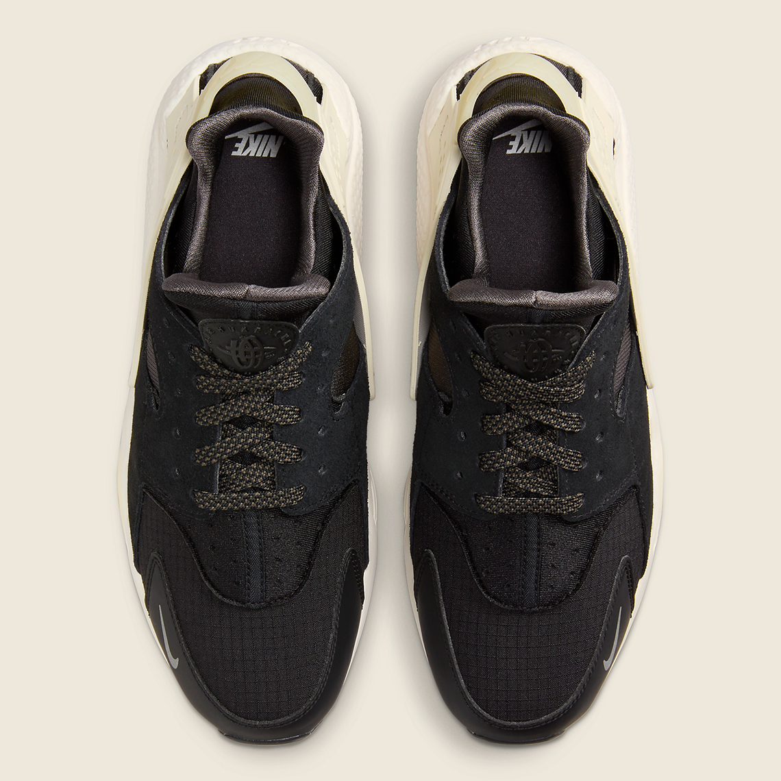 Nike Air Huarache: Bản Sắc Thu Đông với Màu Đen và Xám - 4