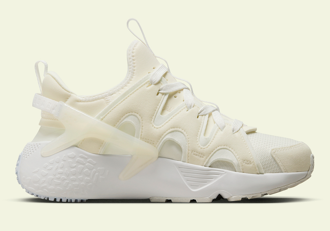 Nike Air Huarache Craft Coconut Milk - Giày thể thao màu trắng kem mới của Nike cho mùa xuân - 5
