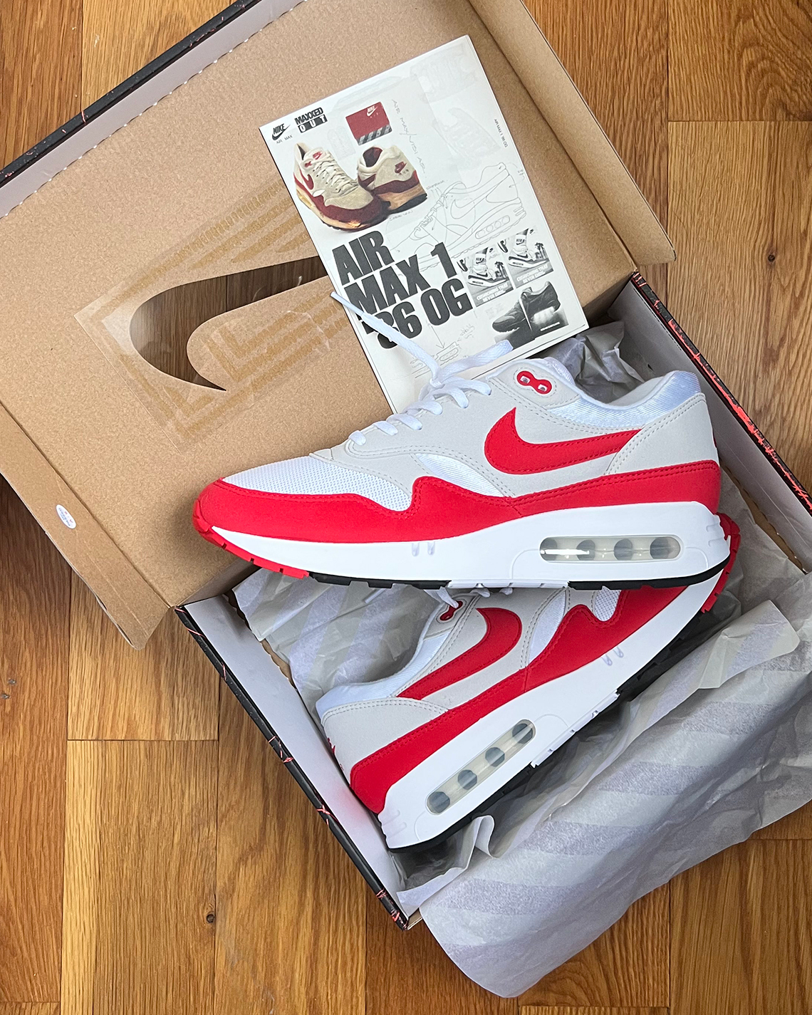 Nike Air Max 1 '86 Big Bubble tái xuất trong màu University Red vào Ngày Air Max 2023. - 2