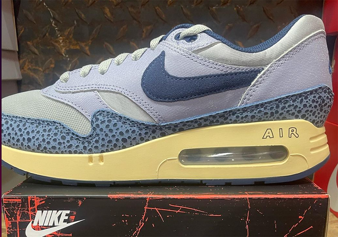 Nike Air Max 1 '86 'Blue Safari': Sự kết hợp đặc biệt giữa Safari pattern và màu xanh - 1