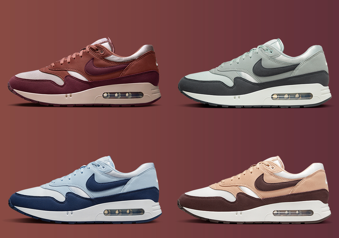 Nike Air Max 1 '86 sẽ được phát hành với bốn gam màu khác nhau vào ngày 22 tháng 4 - 1