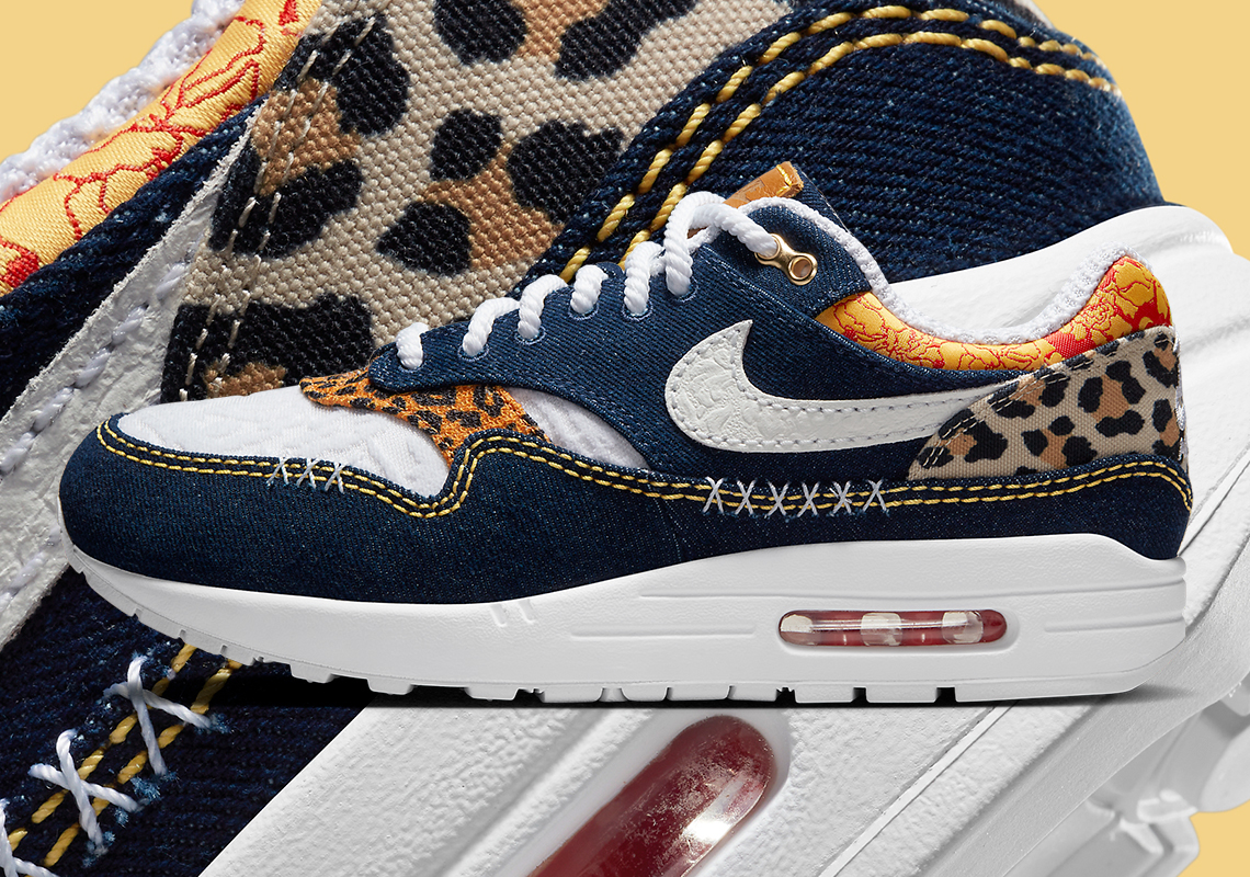 Nike Air Max 1 Denim Leopard: Hòa trộn thể loại cho thiết kế cổ điển - 1