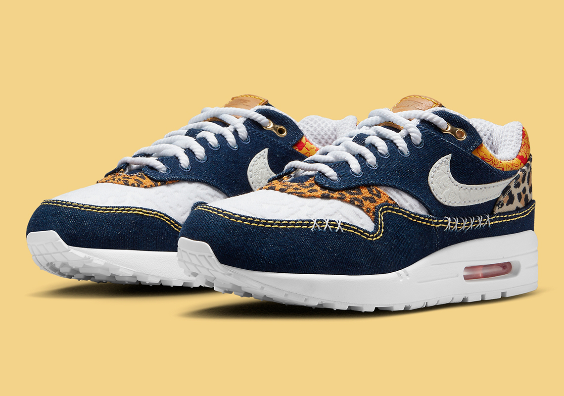 Nike Air Max 1 Denim Leopard: Hòa trộn thể loại cho thiết kế cổ điển - 2