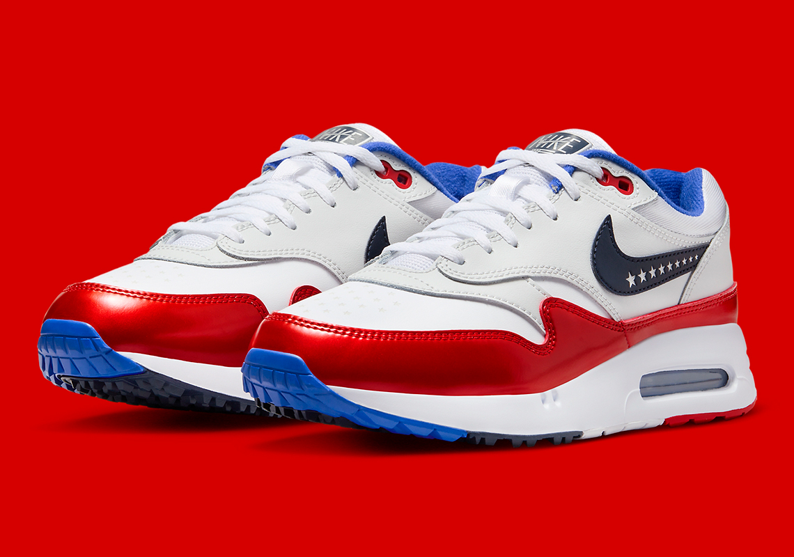 Nike Air Max 1 Golf Đội Màu Sắc Quốc Kỳ Hoa Kỳ Trên Sân Golf - 2