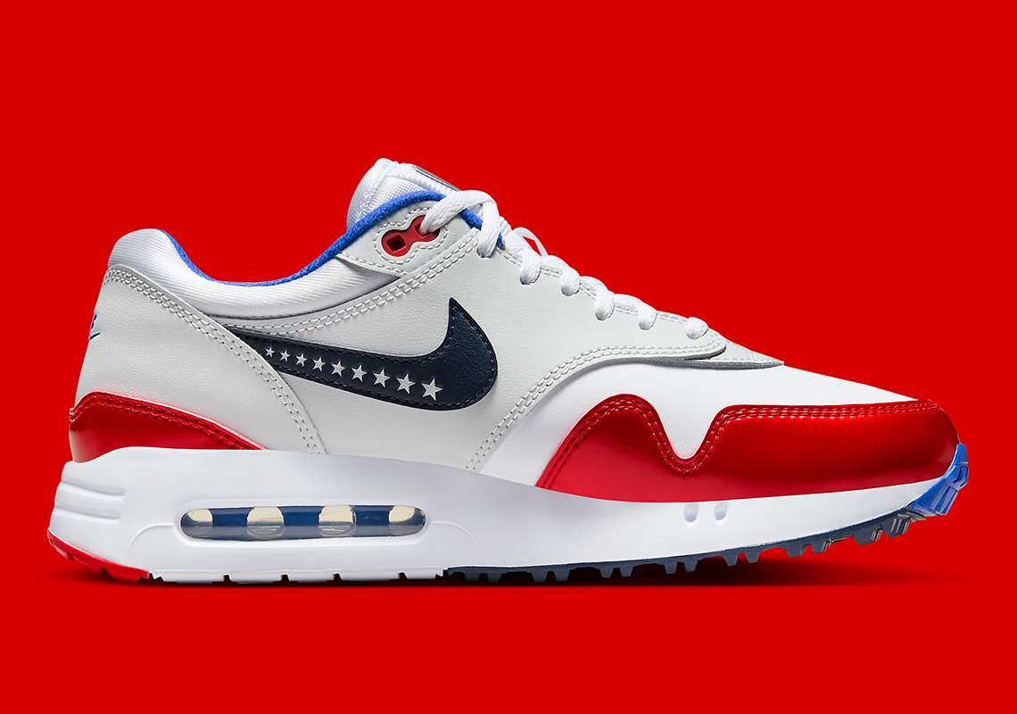 Nike Air Max 1 Golf Đội Màu Sắc Quốc Kỳ Hoa Kỳ Trên Sân Golf - 3