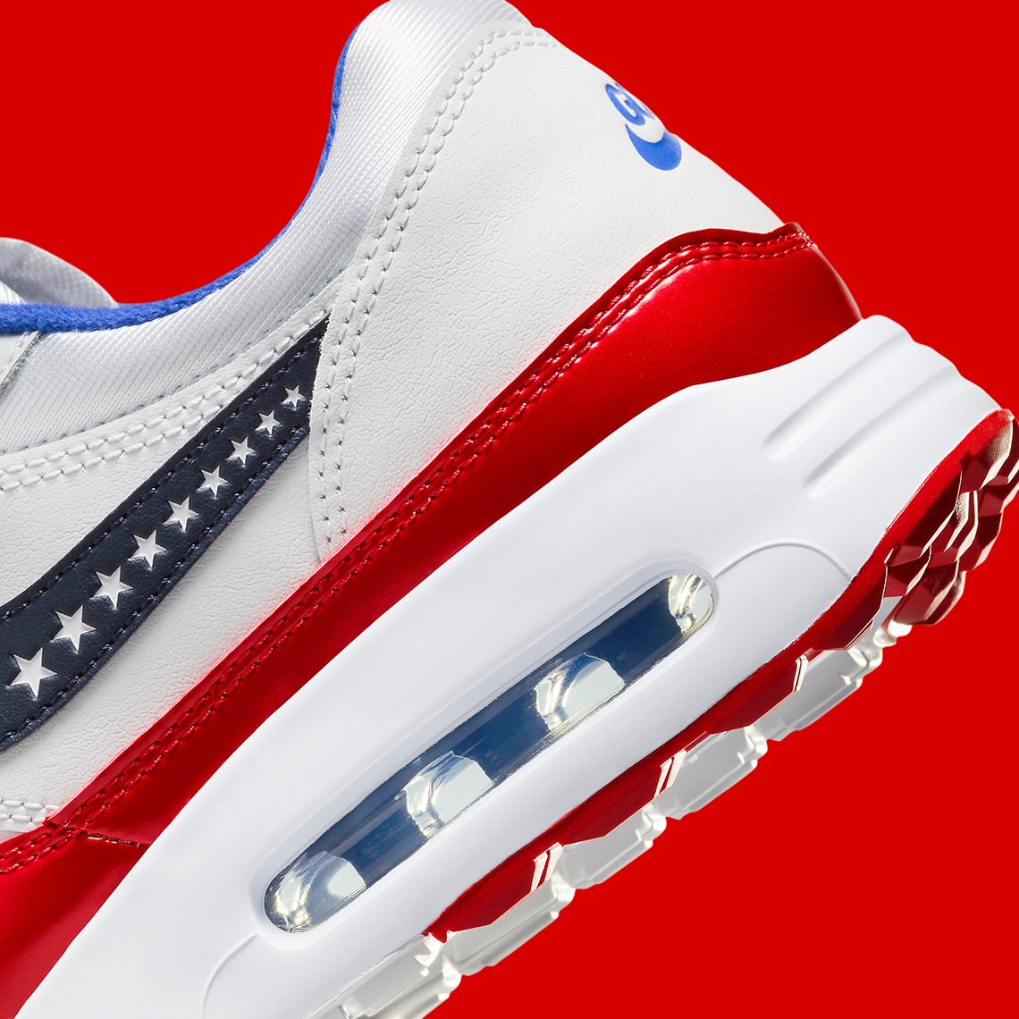 Nike Air Max 1 Golf Đội Màu Sắc Quốc Kỳ Hoa Kỳ Trên Sân Golf - 8