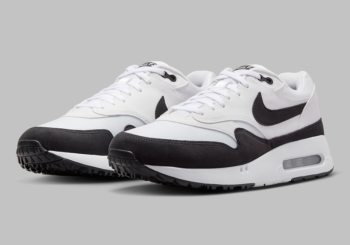 Nike Air Max 1 Golf sử dụng cách tiếp cận trắng/đen - 2