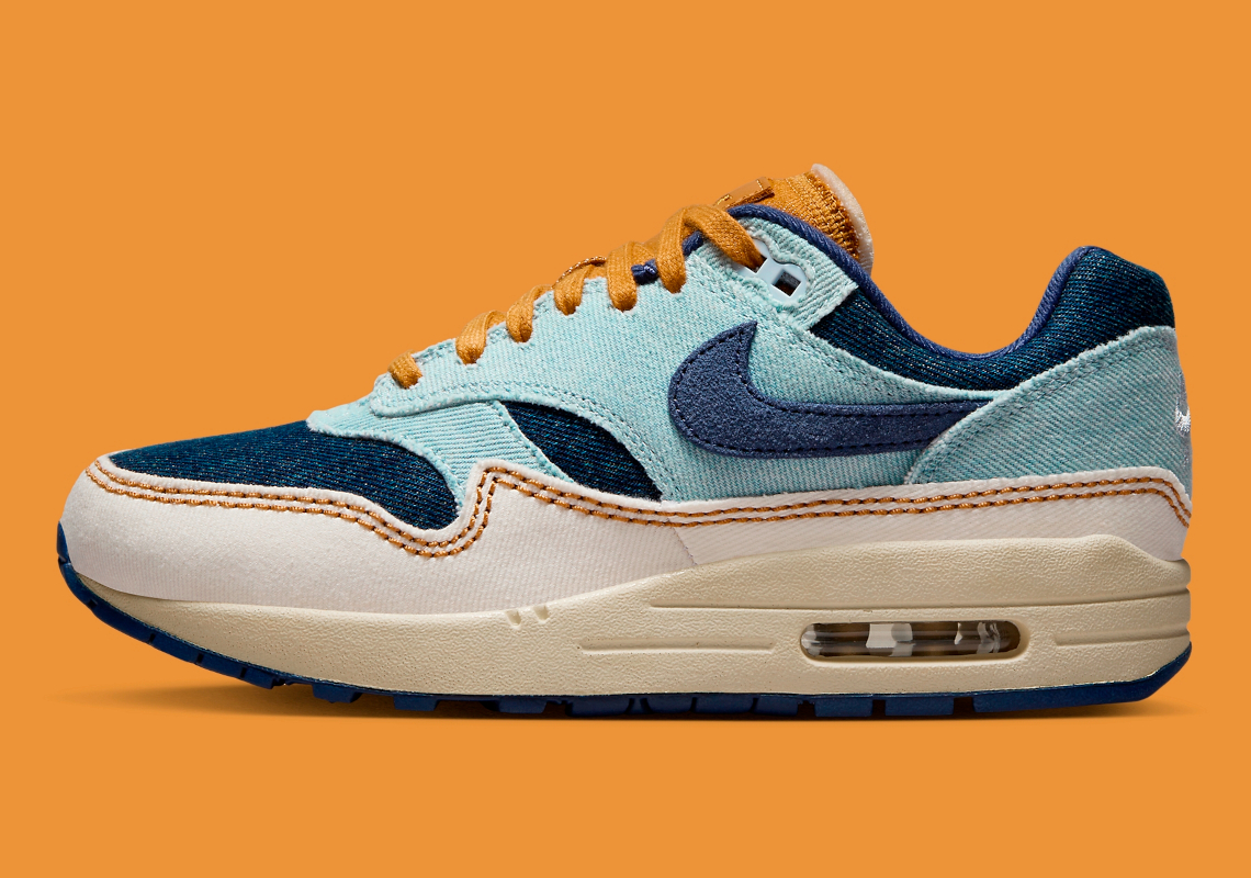 Nike Air Max 1: Phiên bản mới 'Pale Ivory/Aura/Midnight Navy' sắp ra mắt - 1