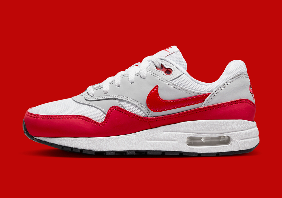 Nike Air Max 1 Sport Red - Mẫu giày phối màu Đỏ thể thao dành cho trẻ em - 1