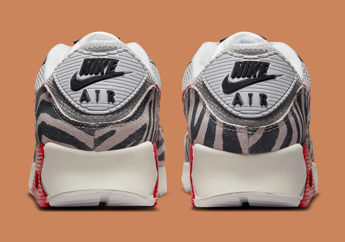 Nike Air Max 90 Animal Pack với các điểm nhấn màu đỏ - 10