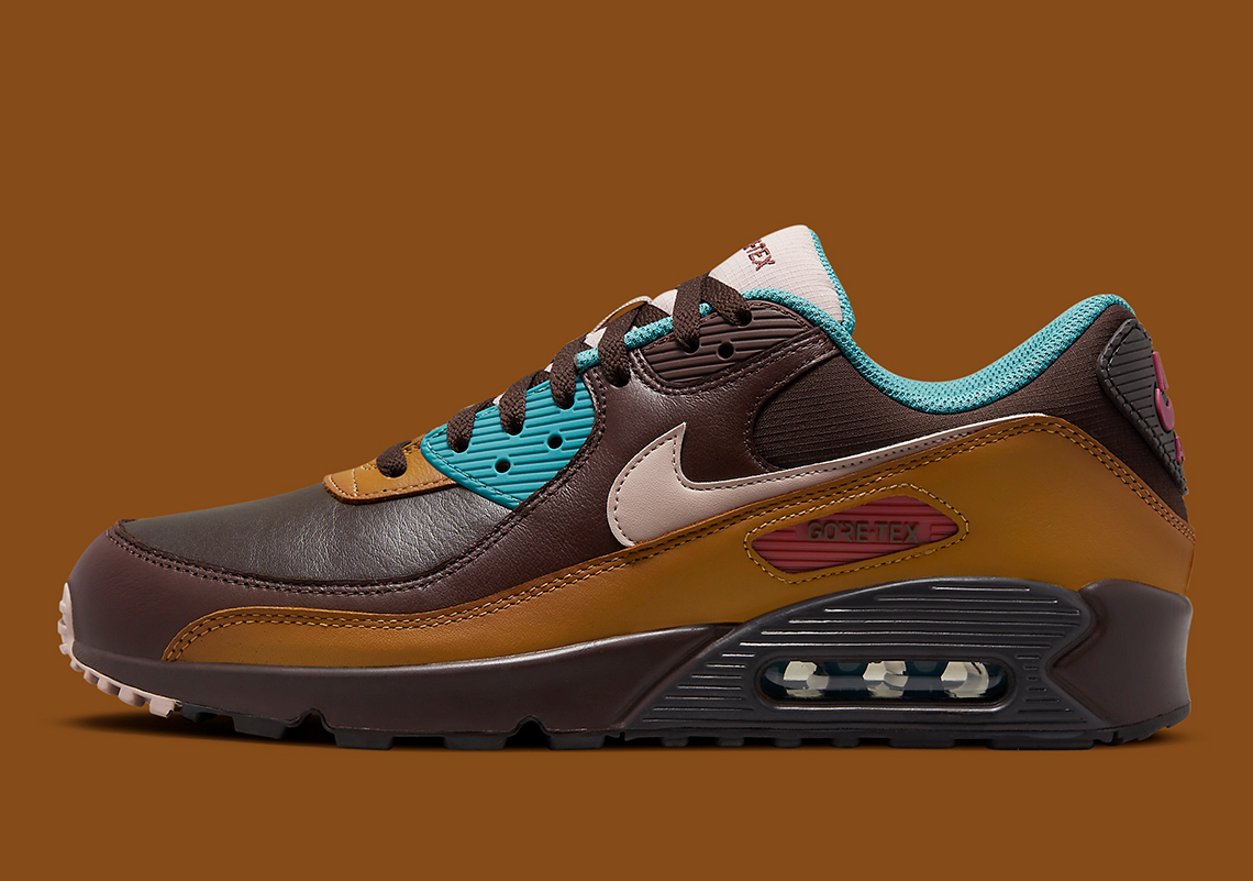 Nike Air Max 90 GORE-TEX 2022 được bao phủ trong bảng màu lấy cảm hứng từ ngoài trời - 3