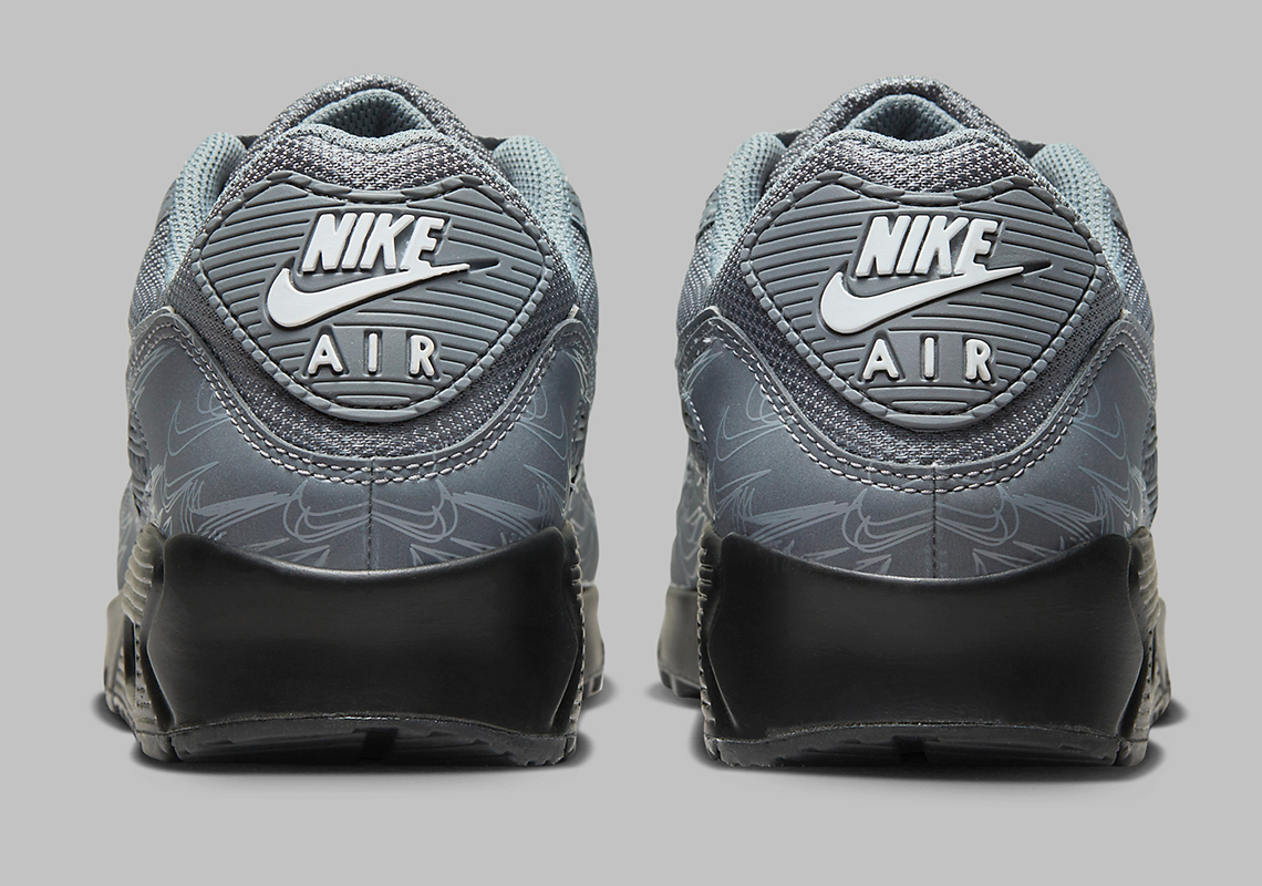 Nike Air Max 90 Grey Reflective - Sự kết hợp hoàn hảo giữa sắc màu đơn giản và chất liệu phản chiếu! - 6