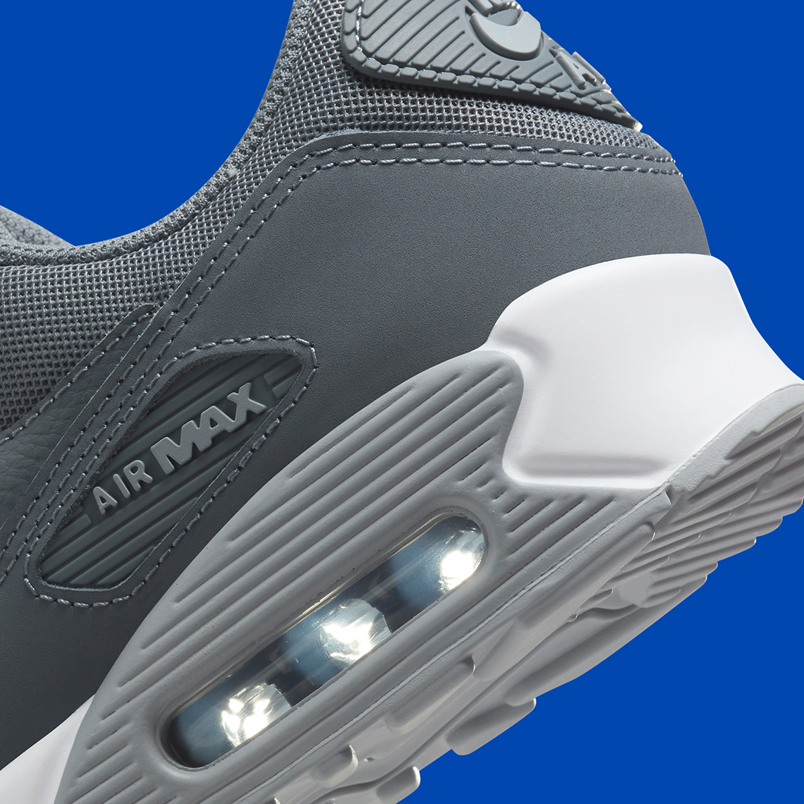 Nike Air Max 90 Jewel Grey/Royal Blue - Màu sắc xám/ xanh hoàng gia sắp ra mắt - 8