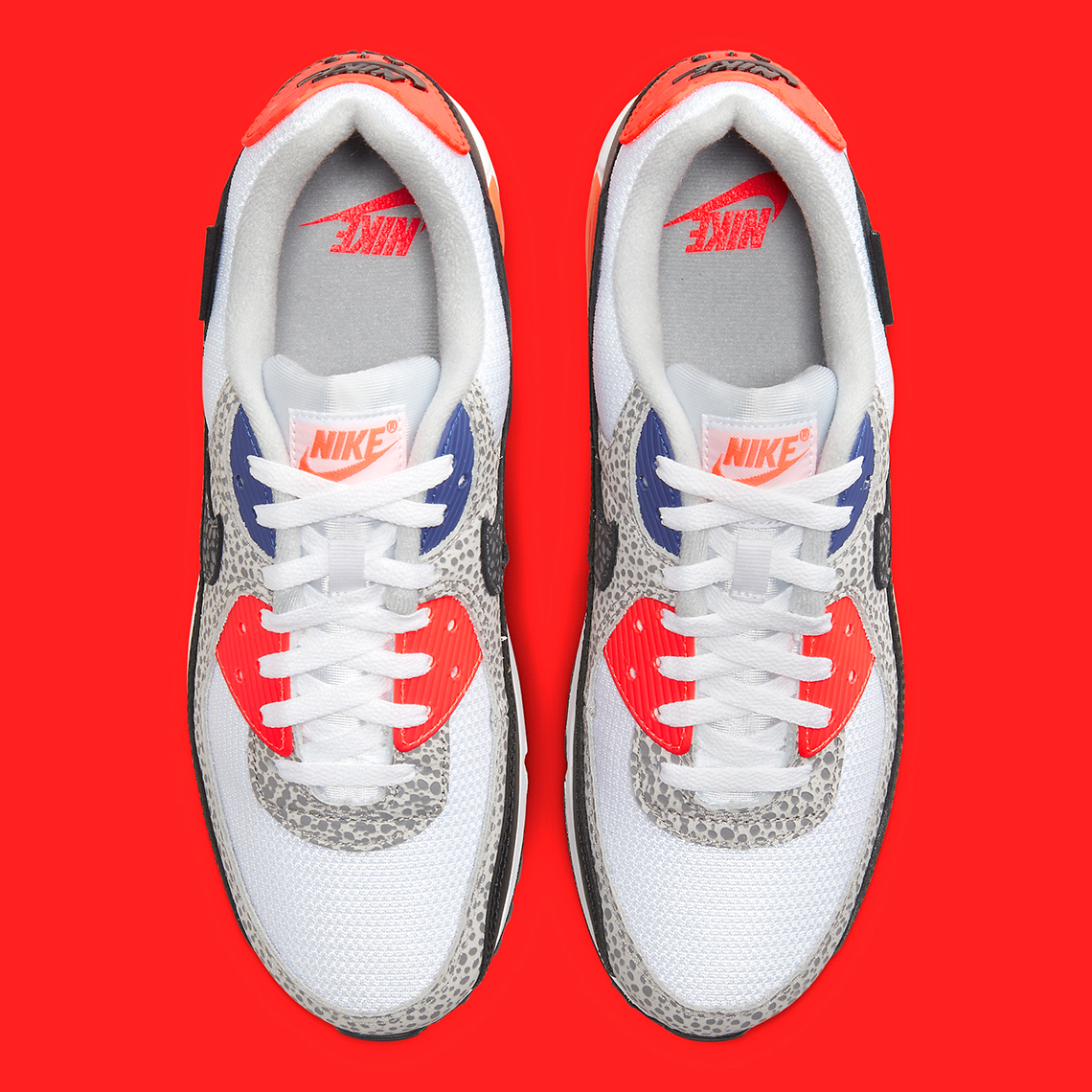 Nike Air Max 90 Kiss My Airs in Safari Print với tông màu hồng ngoại - 4