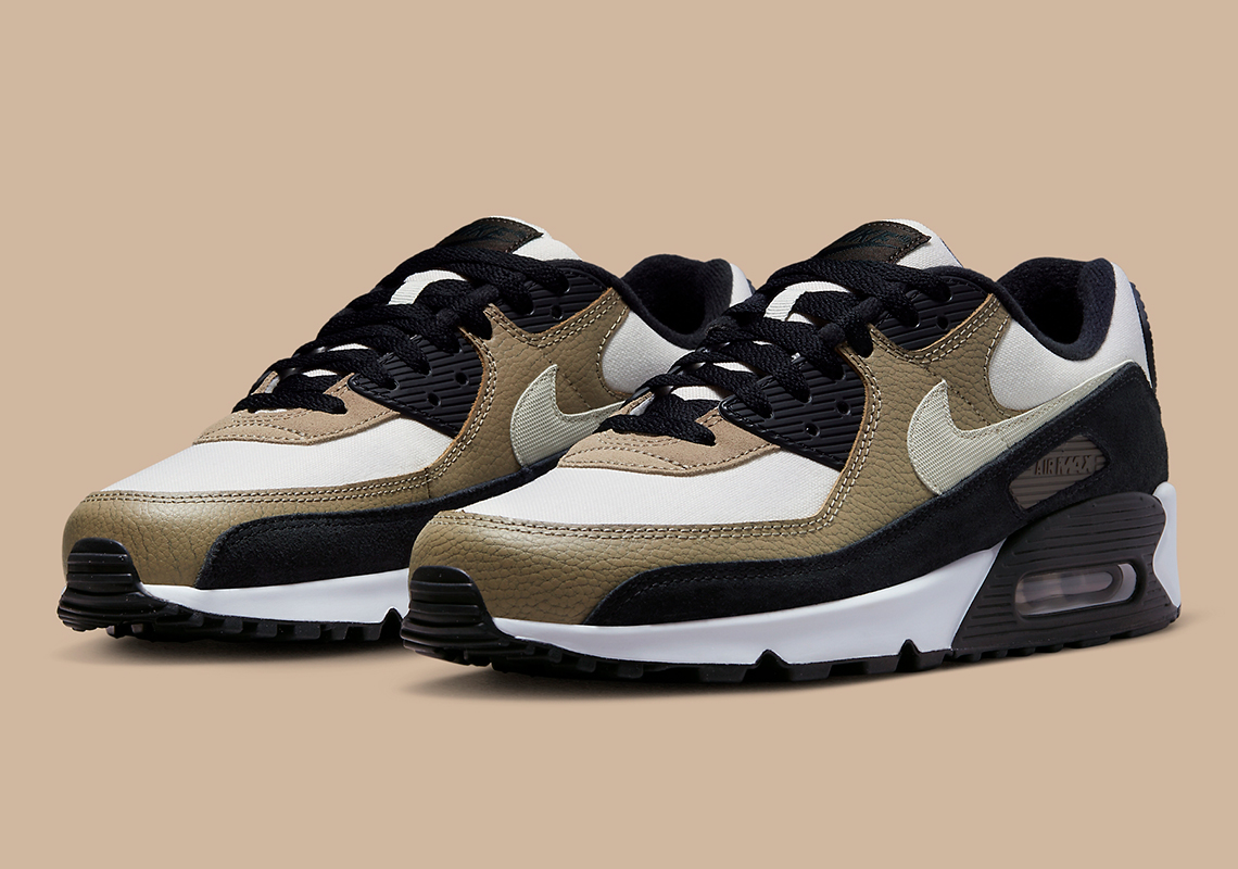 Nike Air Max 90 Light Bone/Phantom/Khaki - Sự kết hợp tuyệt vời của các tông màu - 1