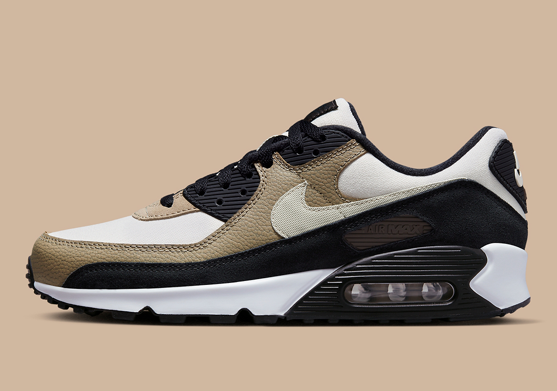 Nike Air Max 90 Light Bone/Phantom/Khaki - Sự kết hợp tuyệt vời của các tông màu - 2
