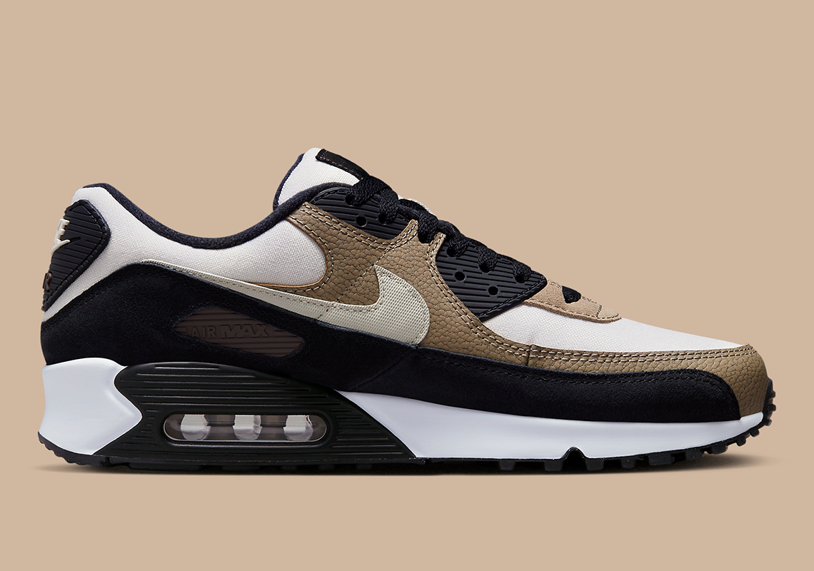 Nike Air Max 90 Light Bone/Phantom/Khaki - Sự kết hợp tuyệt vời của các tông màu - 3