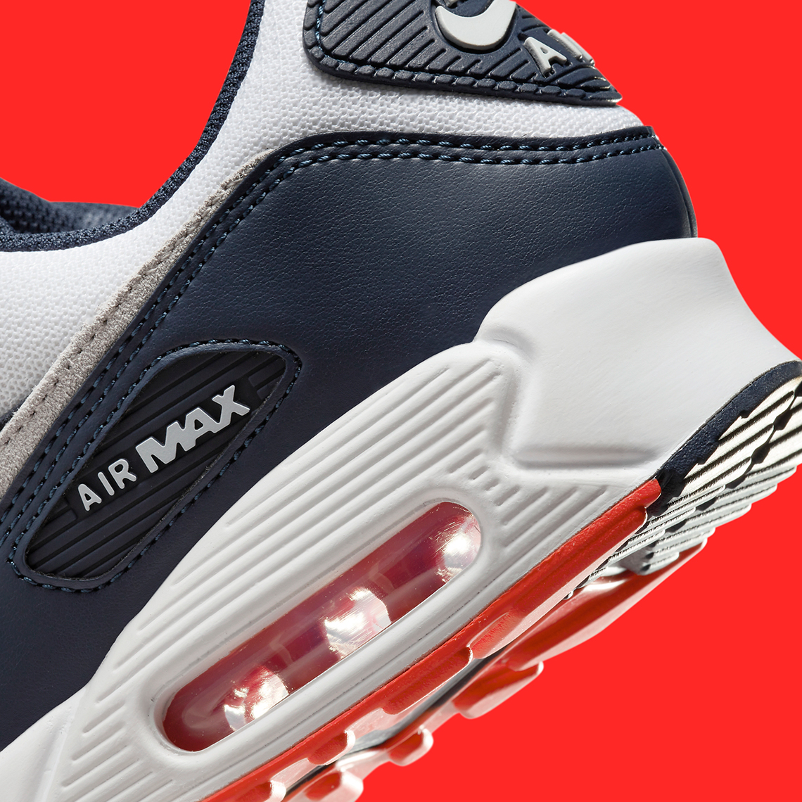 Nike Air Max 90 Navy/Crimson: Phối màu mới lạ mang đến sự thích hợp cho mùa thu - 7