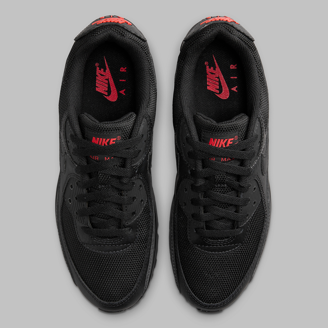 Nike Air Max 90 Reflective 'Black/University Red': Phiên Bản Đen Đỏ Đầy Ấn Tượng - 7