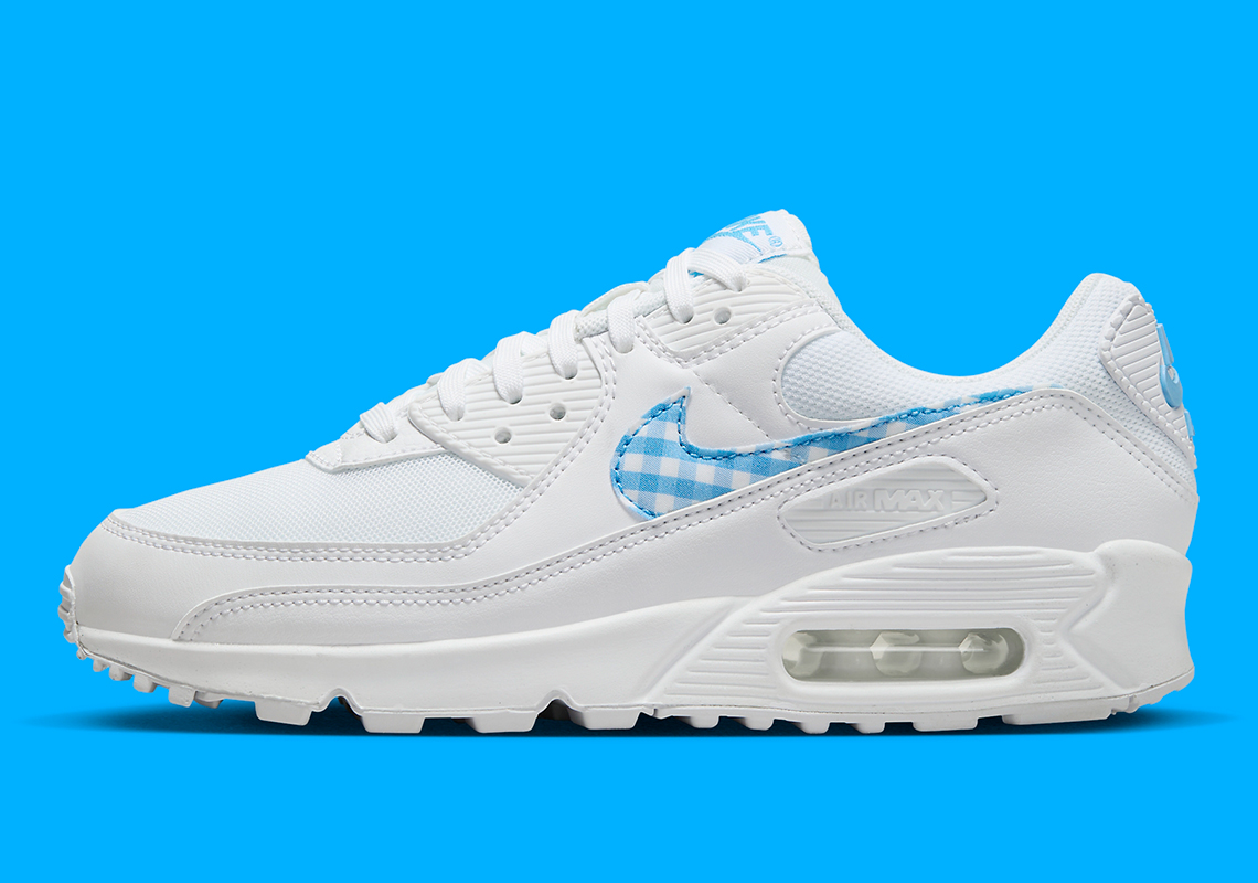 Nike Air Max 90 'White/University Blue': Phiên bản mới đầy tươi mát cho mùa hè! - 1