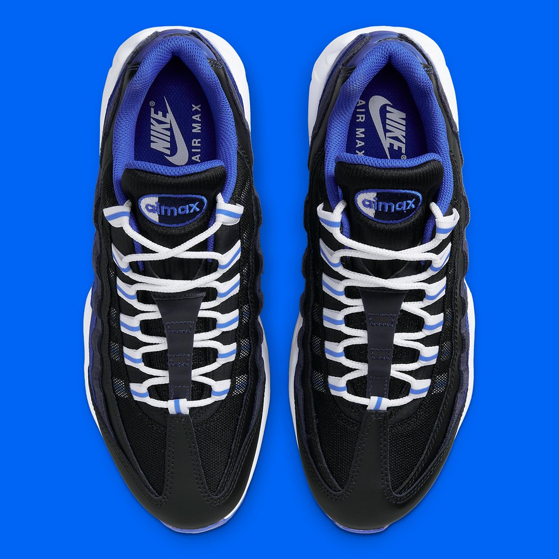 Nike Air Max 95 Black/Royal Blue/White - Thiết kế biểu tượng được cập nhật cho mùa xuân năm 2023 - 4