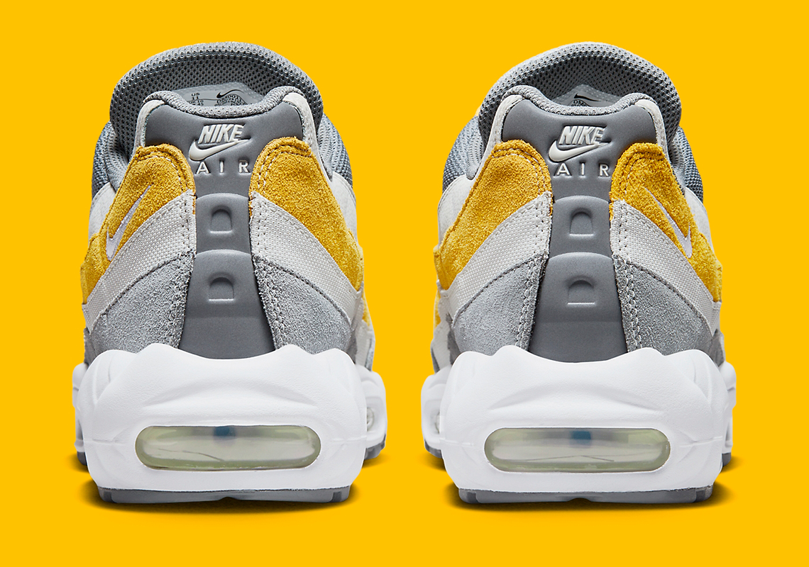 Nike Air Max 95 Grey/Yellow - Sự Kết Hợp Sặc Sỡ Cho Mùa Thu - 4