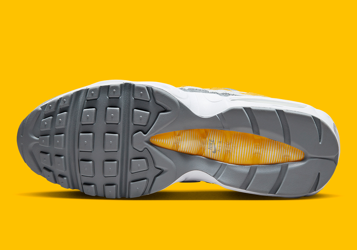 Nike Air Max 95 Grey/Yellow - Sự Kết Hợp Sặc Sỡ Cho Mùa Thu - 5
