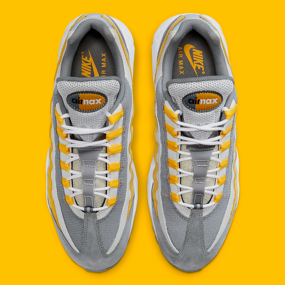 Nike Air Max 95 Grey/Yellow - Sự Kết Hợp Sặc Sỡ Cho Mùa Thu - 6