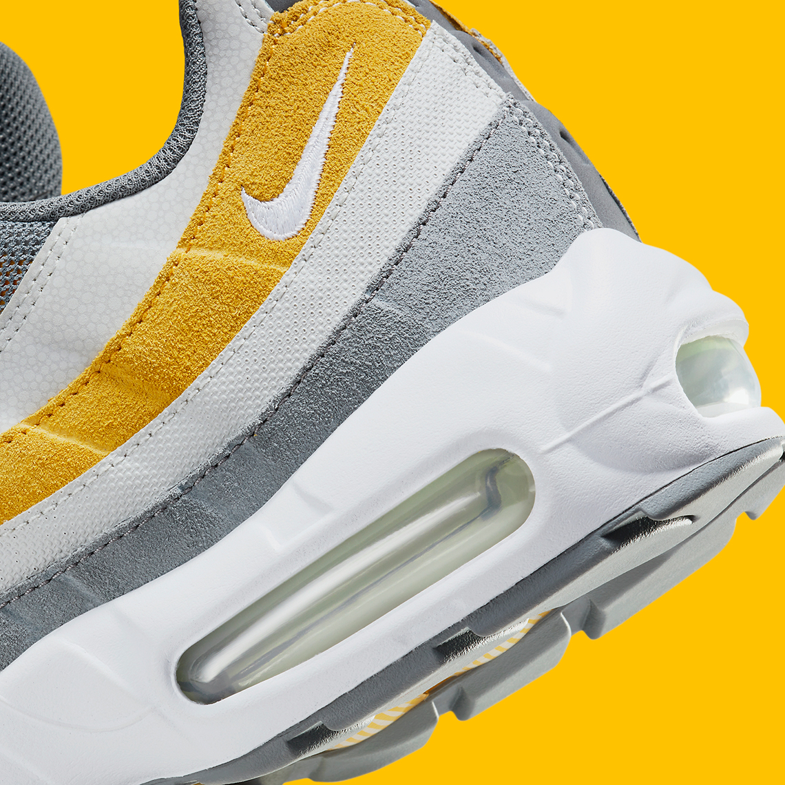 Nike Air Max 95 Grey/Yellow - Sự Kết Hợp Sặc Sỡ Cho Mùa Thu - 8