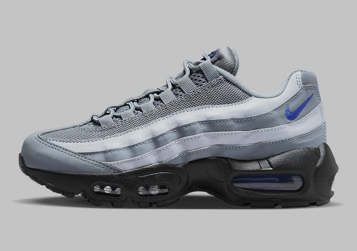 Nike Air Max 95 GS nổi bật với các điểm nhấn màu "Royal"