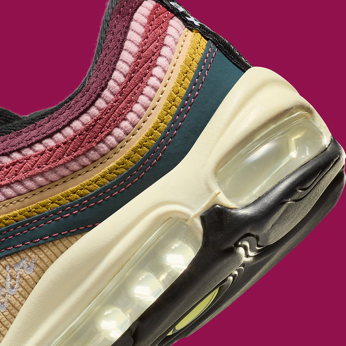Nike Air Max 97 Corduroy and Cursive: Phong cách mới đầy màu sắc cho mùa hè! - 8
