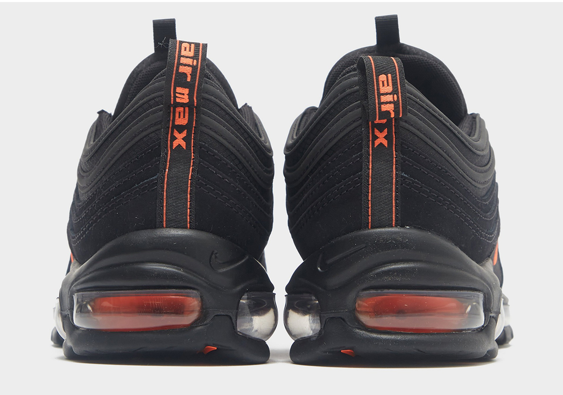 Nike Air Max 97 Halloween: Sắc đen chủ đạo với chi tiết màu cam sặc sỡ - 6