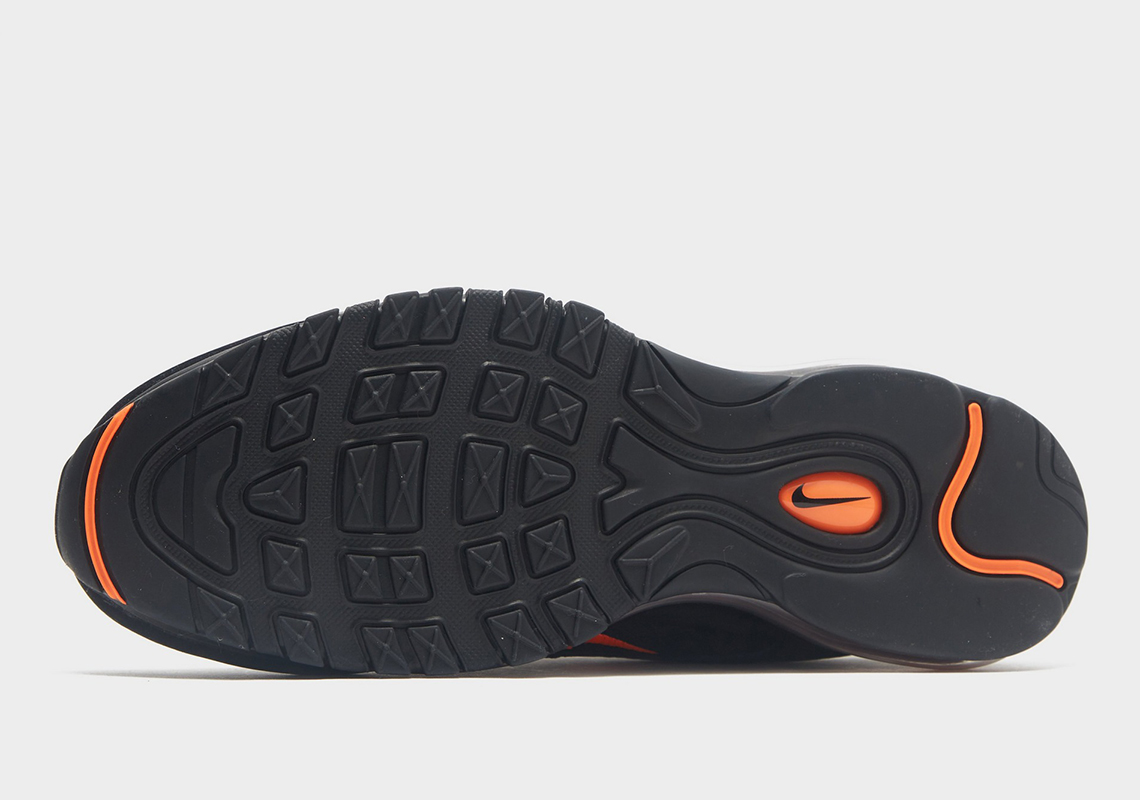 Nike Air Max 97 Halloween: Sắc đen chủ đạo với chi tiết màu cam sặc sỡ - 7