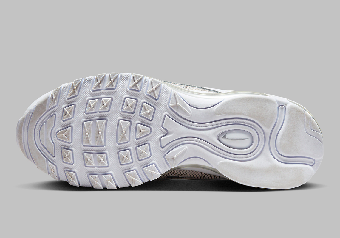 Nike Air Max 97 'Trắng và Bạc Metallic' Mới - Bản Phát Hành Cuối Năm 2023 - 6