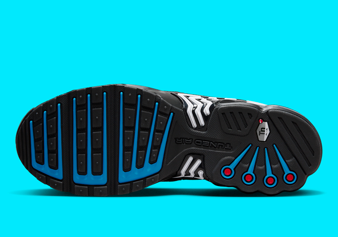 Nike Air Max Plus 3 'Black/Aqua': Sự kết hợp nổi bật của màu đen và màu xanh dương - 6