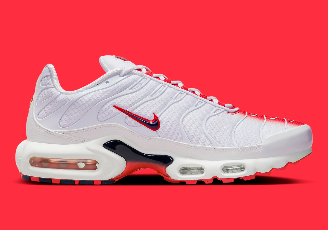 Nike Air Max Plus kỷ niệm 25 năm ra mắt với phiên bản gradient trắng/đỏ mới - 3