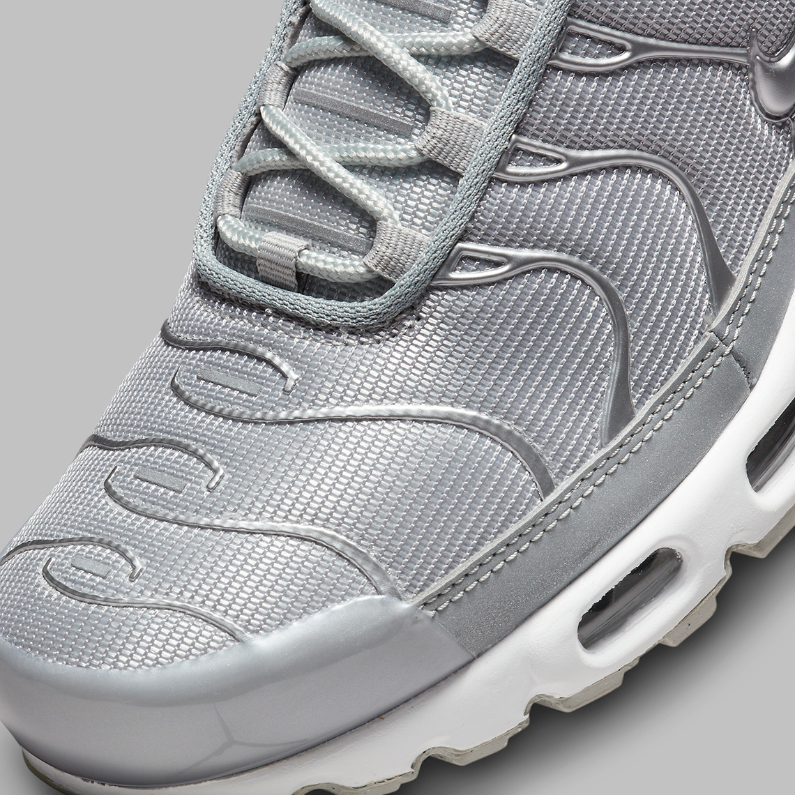 Nike Air Max Plus lấp lánh bạc nguyên khối - 8