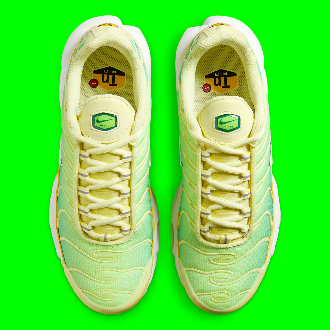 Nike Air Max Plus 'Lemon Lime': Màu Sắc Tươi Mát Cho Mùa Hè - 4