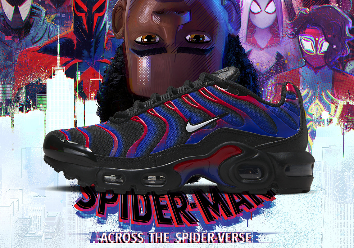 Nike Air Max Plus tạo ra bản tôn vinh riêng của mình cho Spider-Man: Across The Spider-Verse - 1