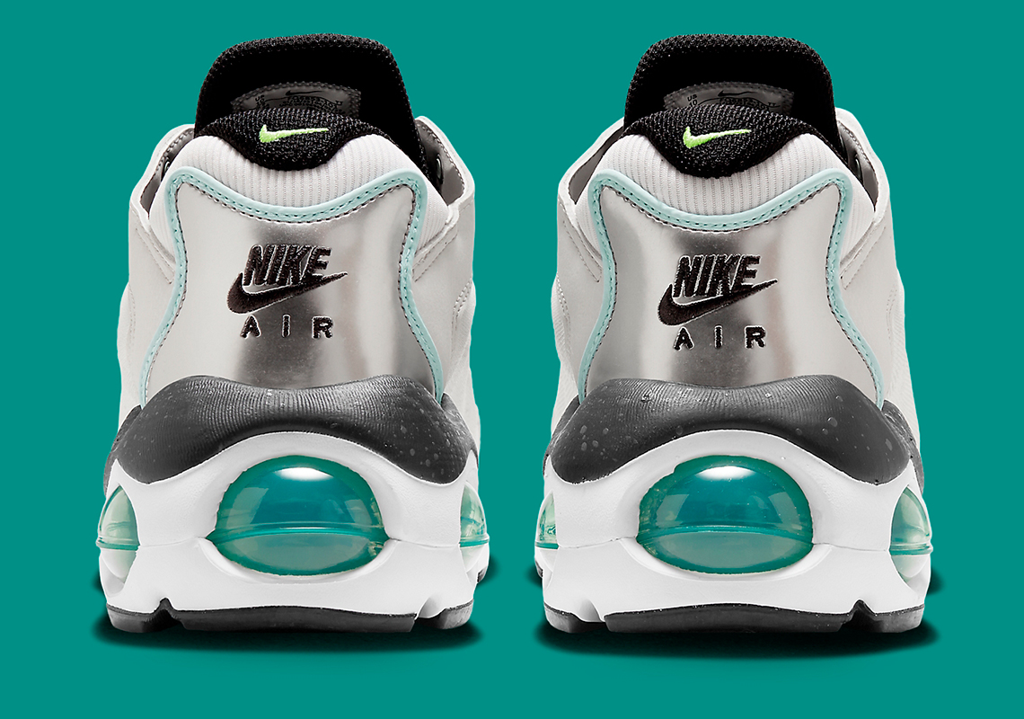 Nike Air Max TW White/Teal: Phiên bản mới với thiết kế cổ điển, kết hợp màu trắng và xanh lam đẹp mắt - 4