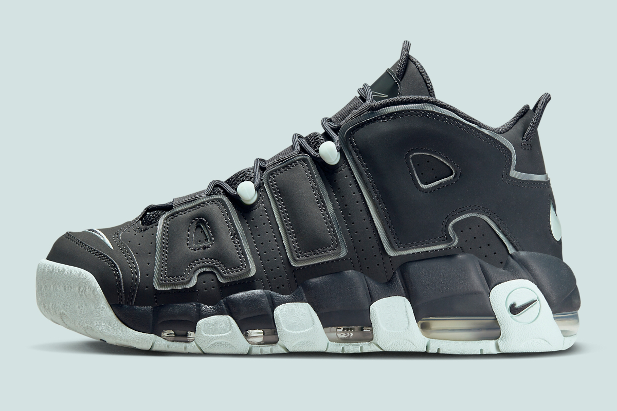 Nike Air More Uptempo Dark Smoke Grey: Hòa Mình Trong Bức Tranh Tối Màu - 1