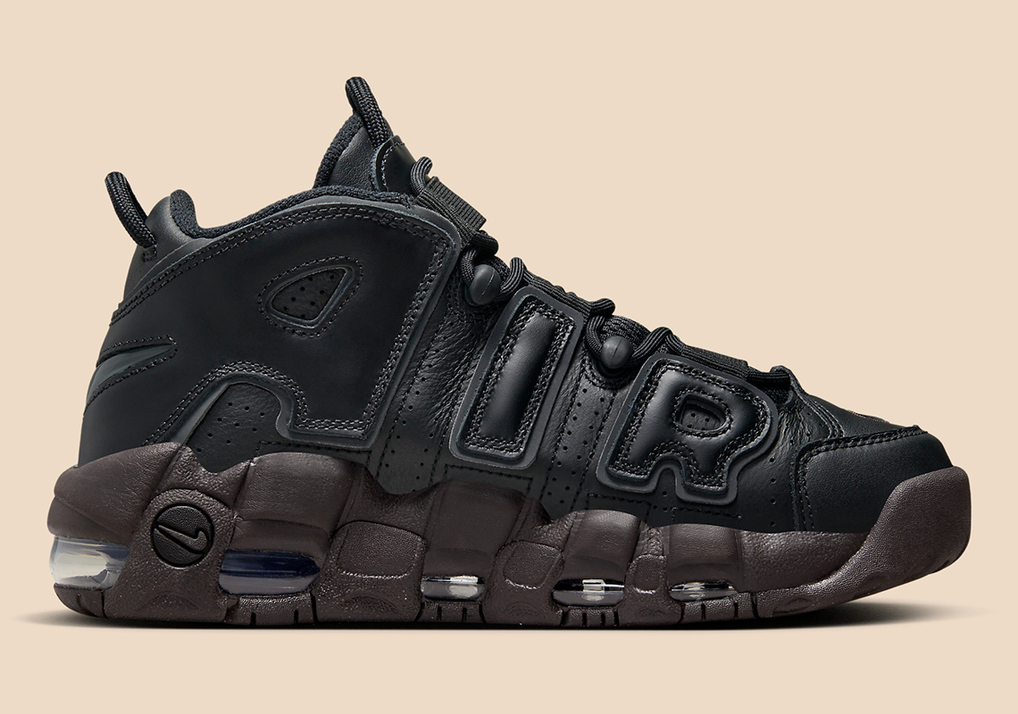 Nike Air More Uptempo Đen/Nâu Đậm: Bản độc quyền dành cho phái nữ - 3