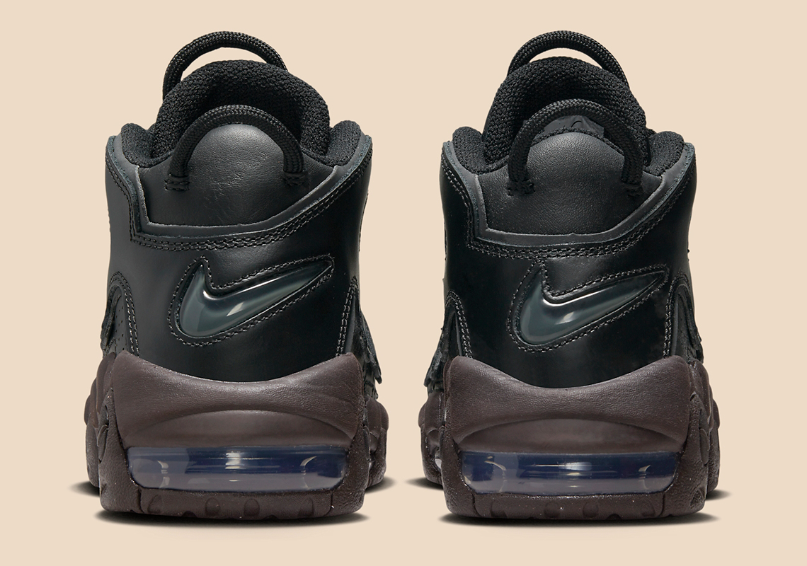 Nike Air More Uptempo Đen/Nâu Đậm: Bản độc quyền dành cho phái nữ - 5