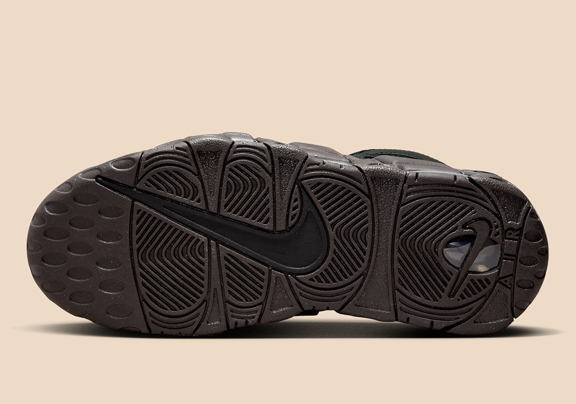 Nike Air More Uptempo Đen/Nâu Đậm: Bản độc quyền dành cho phái nữ - 6