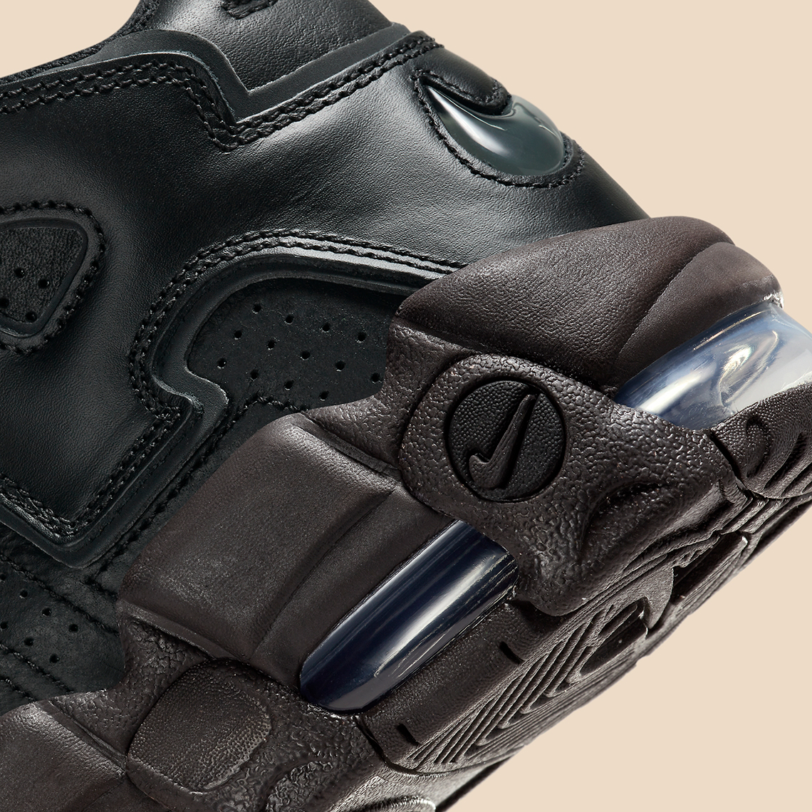 Nike Air More Uptempo Đen/Nâu Đậm: Bản độc quyền dành cho phái nữ - 7