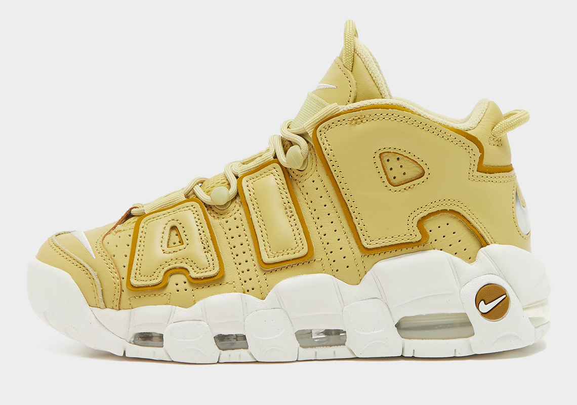 Nike Air More Uptempo lấp lánh với màu Vàng Sáng - 2