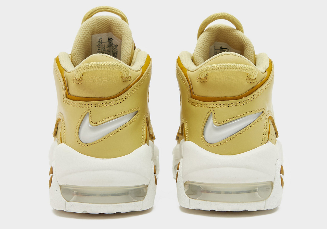 Nike Air More Uptempo lấp lánh với màu Vàng Sáng - 4