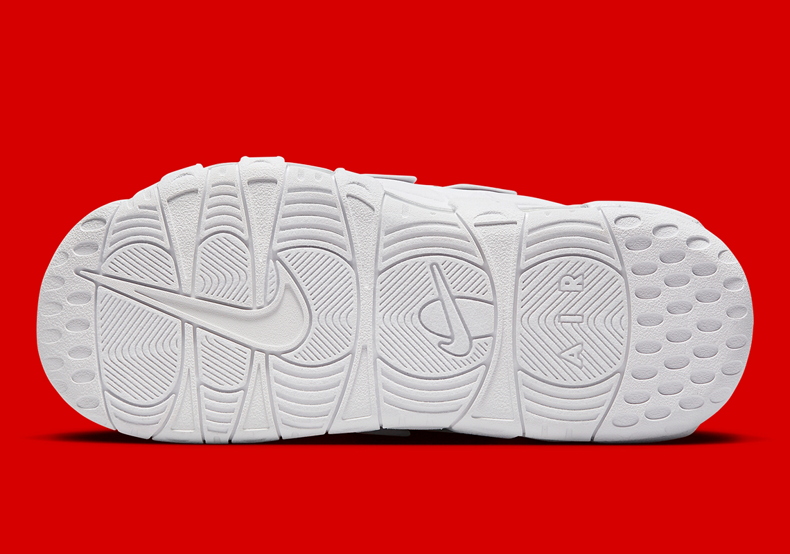 Nike Air More Uptempo Slides White/Red: Một lựa chọn đơn giản và tinh tế cho mùa hè - 3