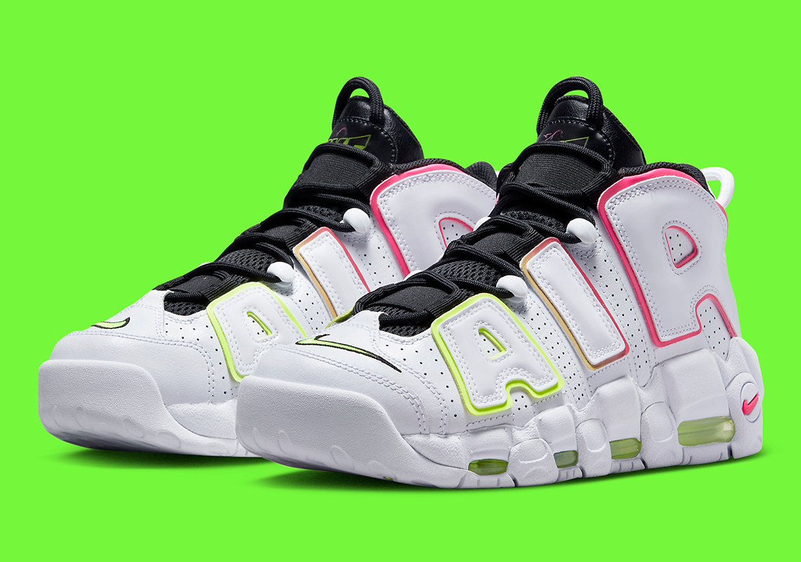 Nike Air More Uptempo White/Volt: Sự kết hợp táo bạo của màu trắng và volt - 2