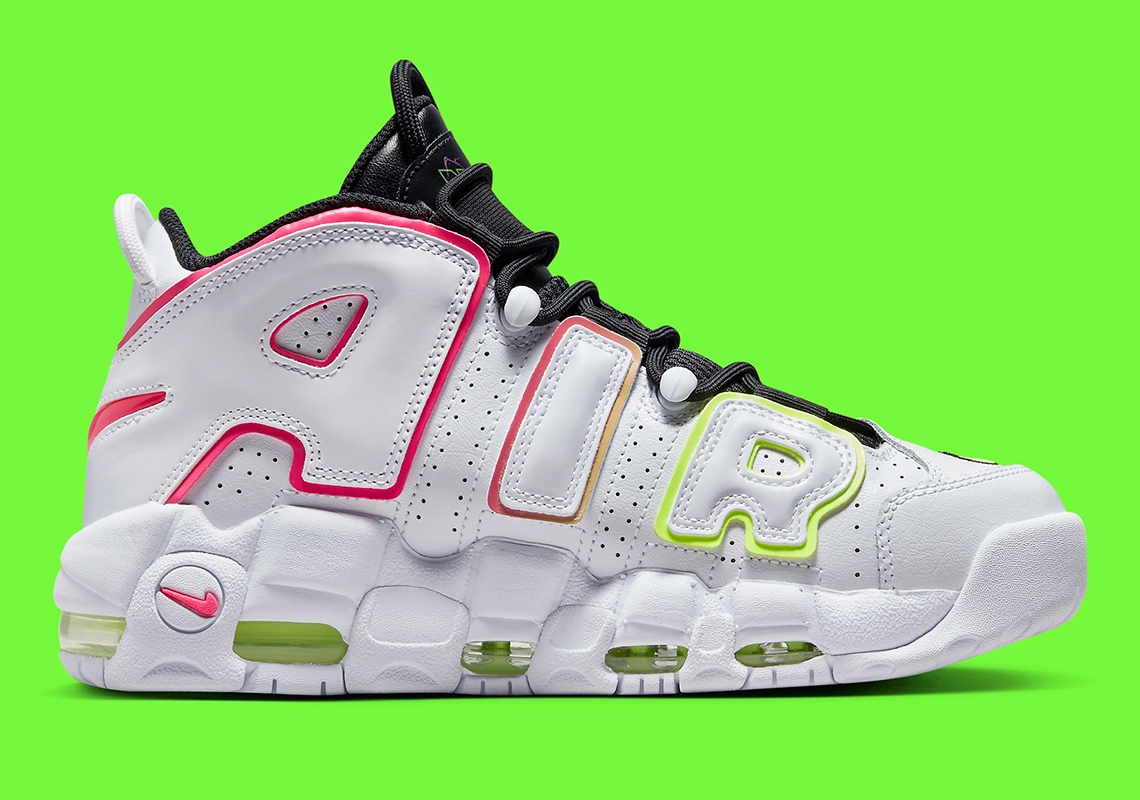 Nike Air More Uptempo White/Volt: Sự kết hợp táo bạo của màu trắng và volt - 4